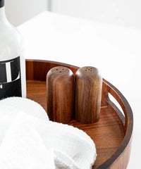 Nivo acaciahouten zout- en peper set – 2-delig