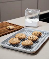 Complete 6-delige bakvormen set beige – Keramische antiaanbak, PFAS-vrij