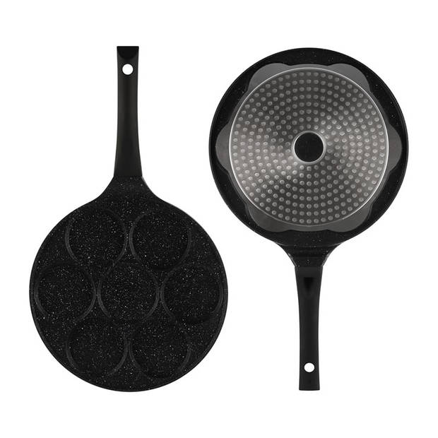 Biko pannenkoeken pan – 26 cm – 7 kops – inductie geschikt