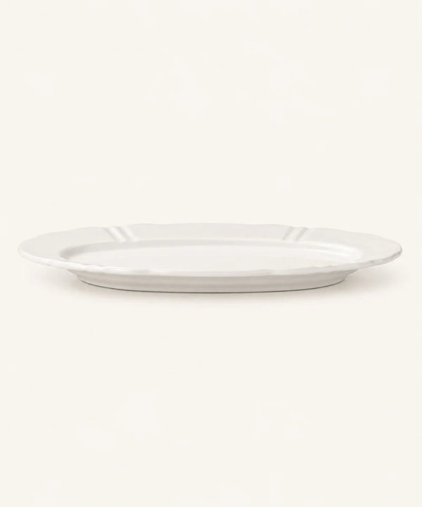 Plain Ovale Serveerschaal | Porselein