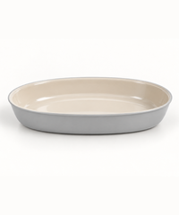 Ovale ovenschaal grijs, 4000 ml – afbeelding 2