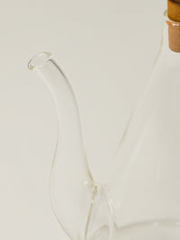 Soledo borosilicaat glazen oliefles met acacia dop | 500 ml