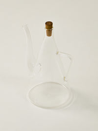 Soledo borosilicaat glazen oliefles met acacia dop | 500 ml