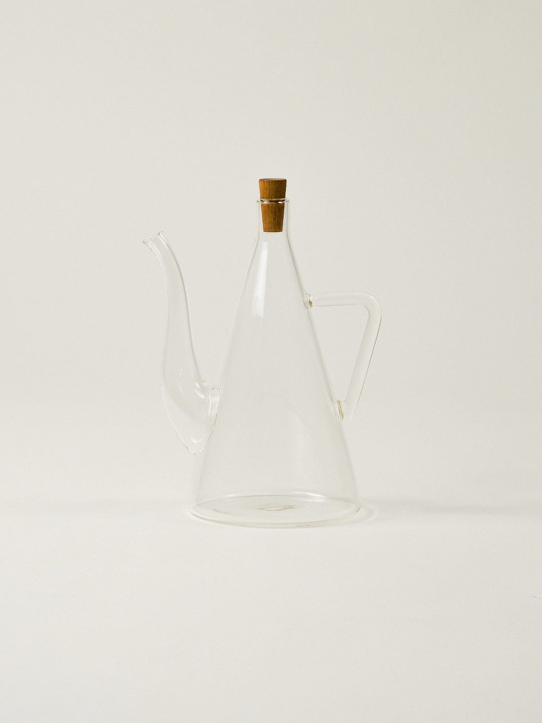 Soledo borosilicaat glazen oliefles met acacia dop | 500 ml