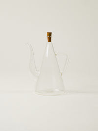 Soledo borosilicaat glazen oliefles met acacia dop | 500 ml