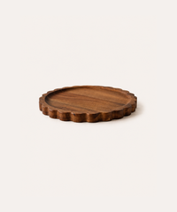 Acaciahouten Golfplateau met Decoratieve Rand