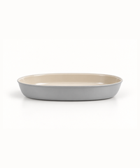 Ovale ovenschaal grijs, 3200 ml – afbeelding 2