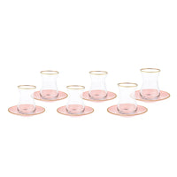 Karaca Retro theeglazen set voor 6 personen –