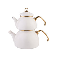 Karaca Retro emaille theepot –