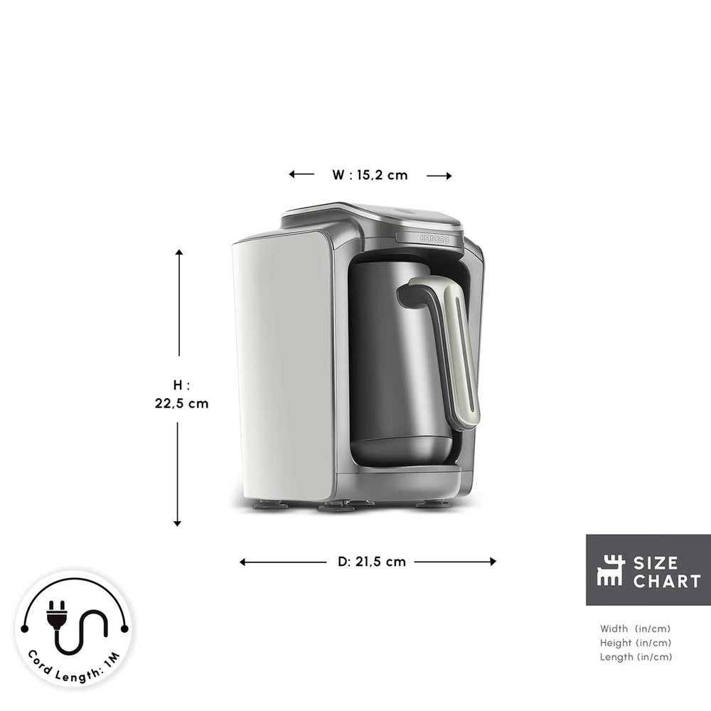 Karaca Hatır Neo Turkse koffiemaker – 535W – Starlight