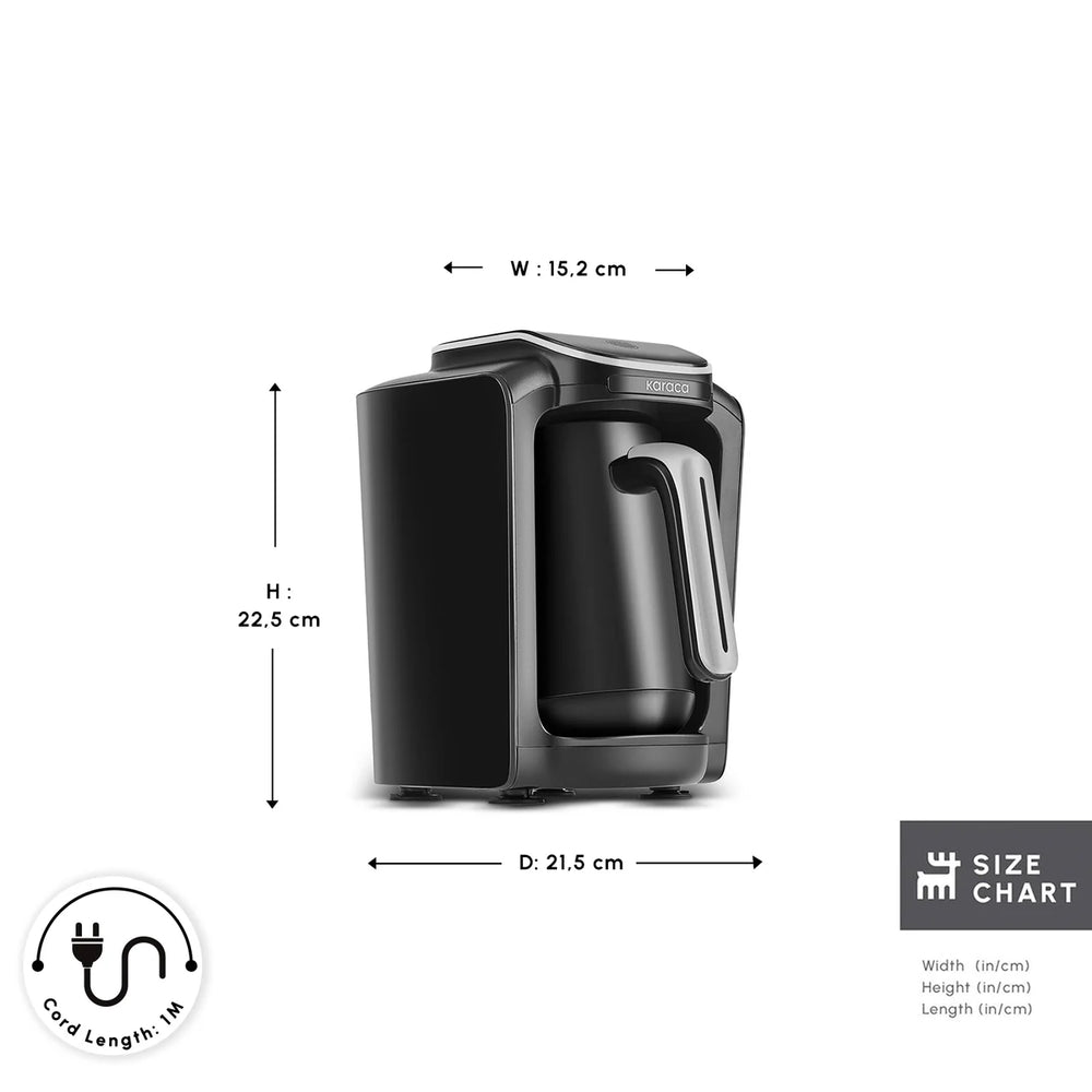 Karaca Hatır Neo Turkse koffiemaker – 535W – Zilver
