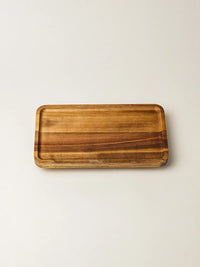 Acacia houten serveerplank op voet