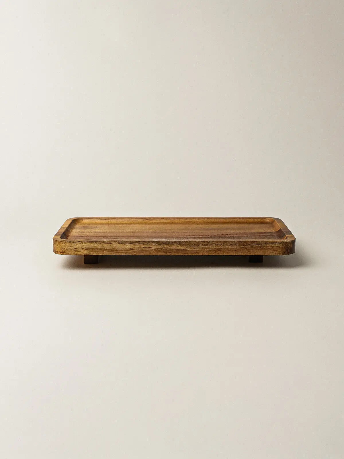 Acacia houten serveerplank op voet