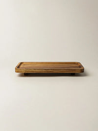 Acacia houten serveerplank op voet