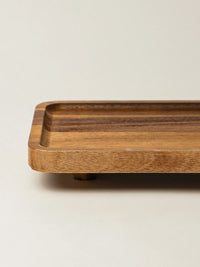 Acacia houten serveerplank op voet
