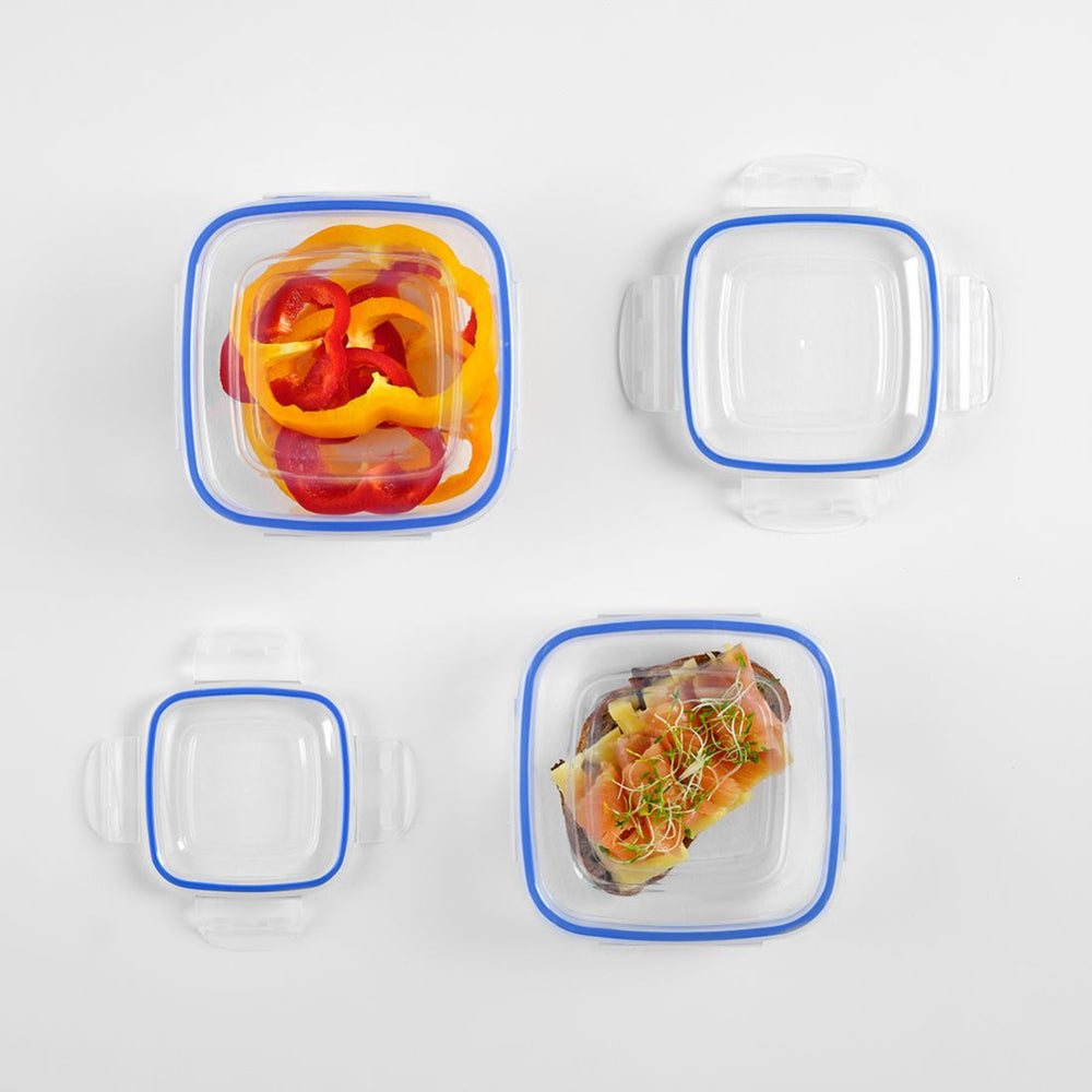 Lock & fresh vershouddoos set | 4-delig | luchtdicht | bpa-vrij