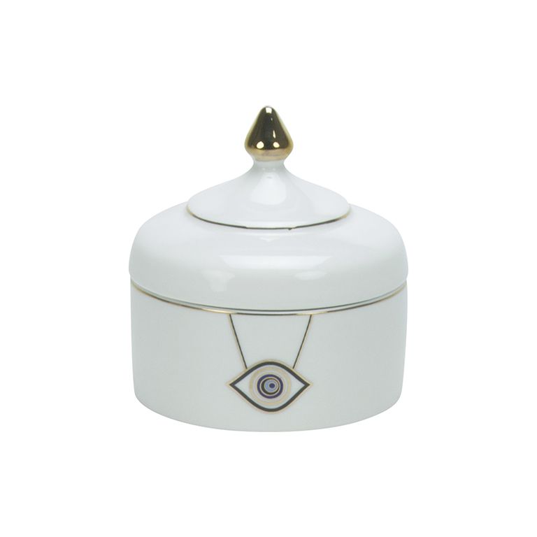 Nazar Collectie porseleinen suikerpot | wit