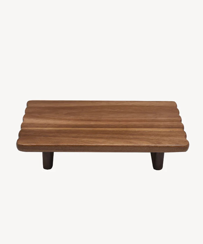 Acaciahouten wave serveerplateau – 28 cm