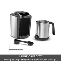 Karaca Hatır Neo Inox Turkse koffiemaker – 735W – 300 ml – Inox