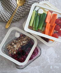 Vershoudbakjes set vierkant