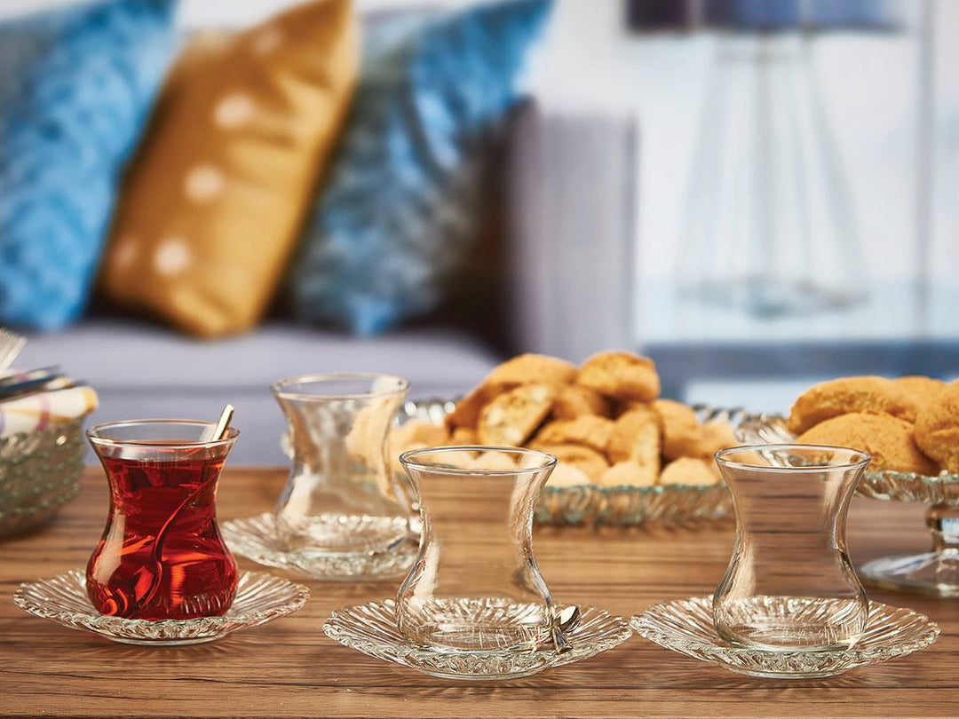 Pasabahce Aurora theeglazen 6 stuks | 155 ml