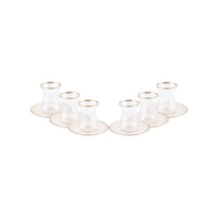 Karaca Retro theeglazen set voor 6 personen –