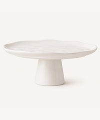 Perlemor Taartplateau | Wit