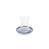 Karaca Zeher blauw 12-delig theeglazen set voor 6 personen