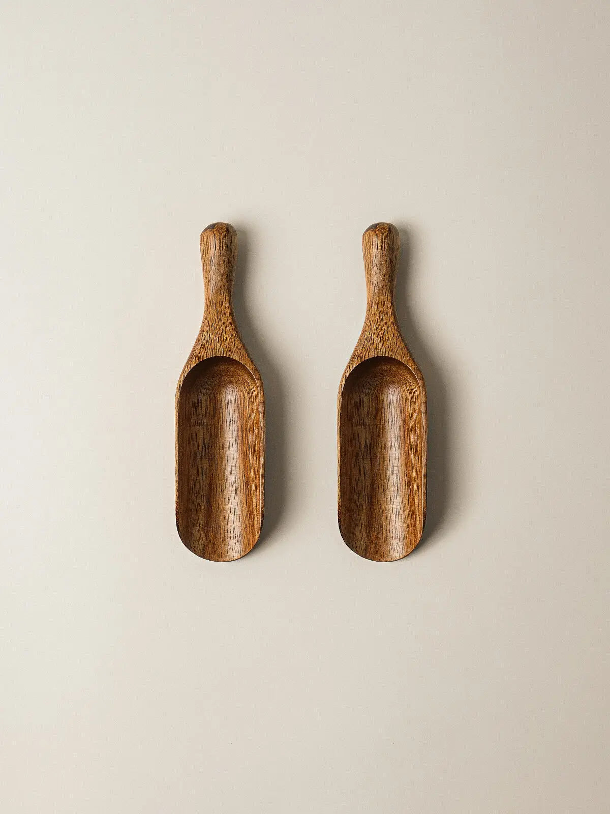 Acaciahouten maatlepel schep | 2 stuks | 14 cm