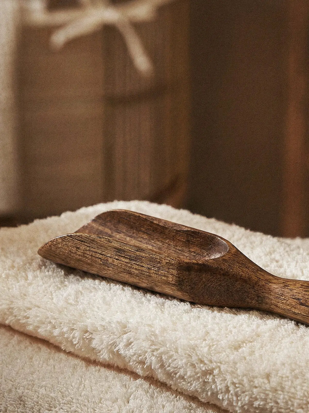 Acaciahouten maatlepel schep | 2 stuks | 14 cm