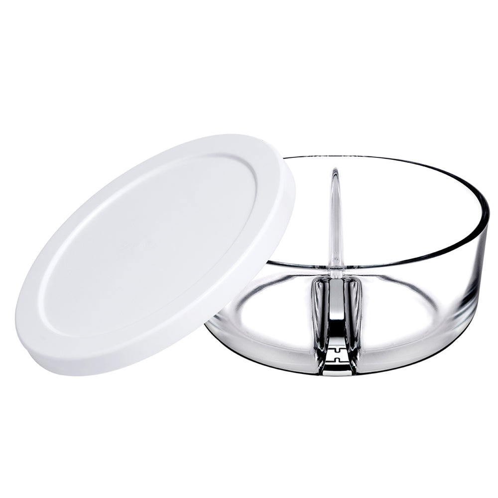 Pasabahce Polar Glazen bewaarbak | 2-vaks | 785 cc