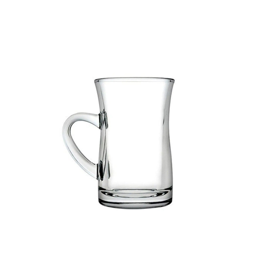 Pasabahce Mila theeglazen met oor | 3 stuks | 150 ml