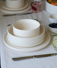 Noa Serviesset 24-delig – Beige Steengoed Dinerset voor 6 Personen