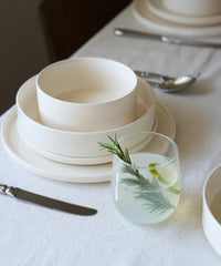 Noa Serviesset 24-delig – Beige Steengoed Dinerset voor 6 Personen