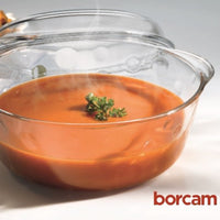 Pasabahce Borcam ovenschaal met deksel rond – 3150 cc