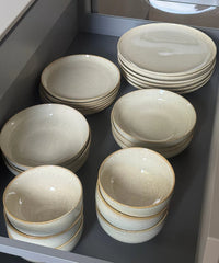Ria 24-delig serviesset voor 6 personen | beige