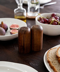 Nivo acaciahouten zout- en peper set – 2-delig