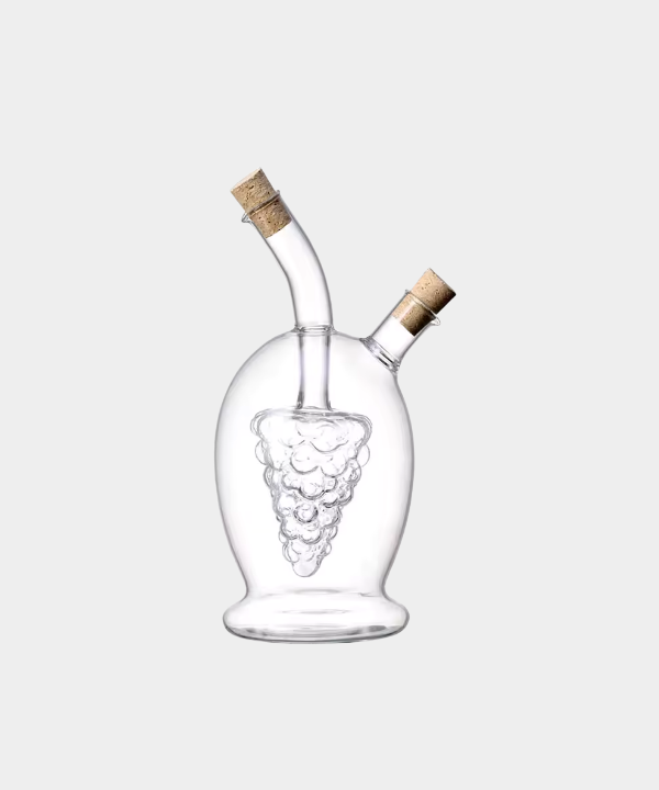 Dubbelwandig olie- en azijnfles | 2 in 1 | 500 ml