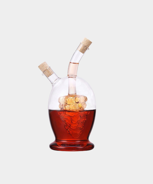 Dubbelwandig olie- en azijnfles | 2 in 1 | 500 ml