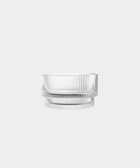 Ripple schaal met voet klein | 6 stuks | 9 cm