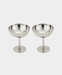 Aura rvs coupe | 2 stuks | 11 cm