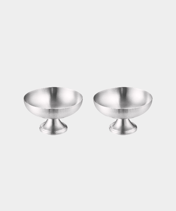 Aura rvs coupe | 2 stuks | 250 ml