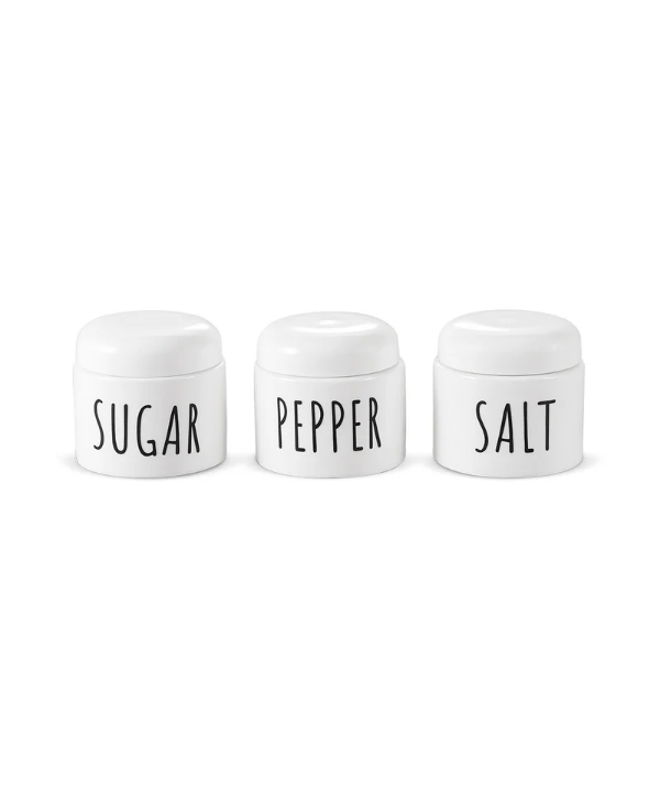 Mien kruidenpotjes porselein | 3 stuks | 400 ml