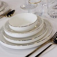 Bricard Lunel 27-delig servies set – Wit/goud