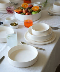 Noa Serviesset 24-delig – Beige Steengoed Dinerset voor 6 Personen