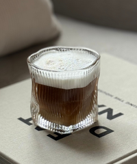 Diamond clear stripe glas | 6 stuks | 200 ml