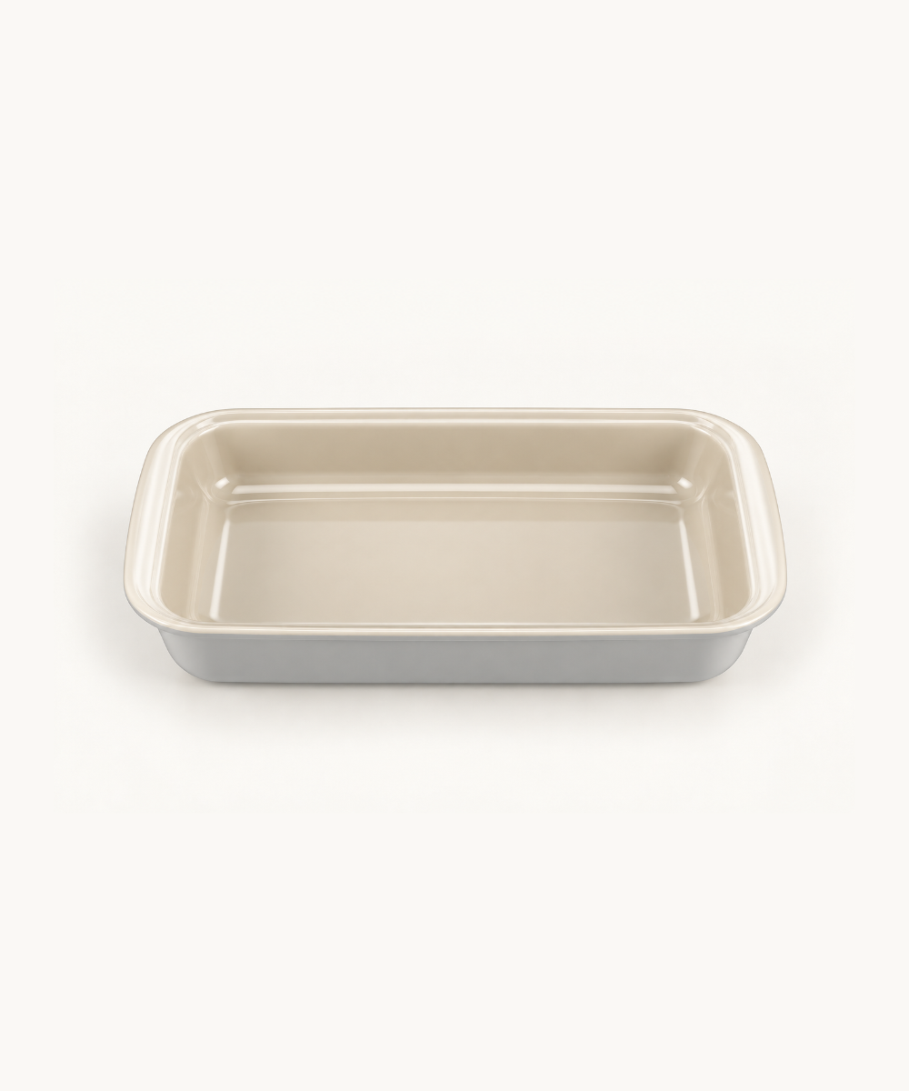 Rechthoekige ovenschaal grijs, 2200 ml