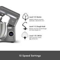 Karaca Mastermaid Chef Ultra Standmixer 7L | 2000W Digitaal