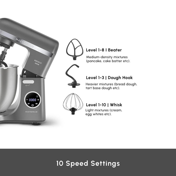 Karaca Mastermaid Chef Ultra Standmixer 7L | 2000W Digitaal