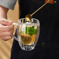 Stripe dubbelwandige mokken | 2 stuks | 350 ml